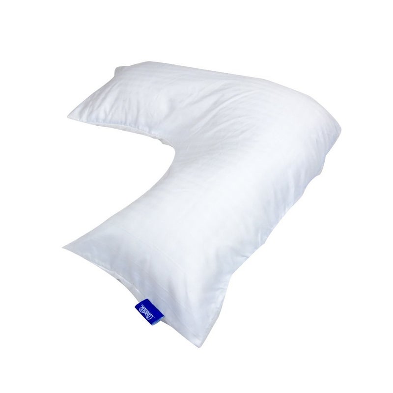 Contour Products L Pillow Case, White, Made Specifically for The Contour Products L-Shaped Body Pillow - Image 1